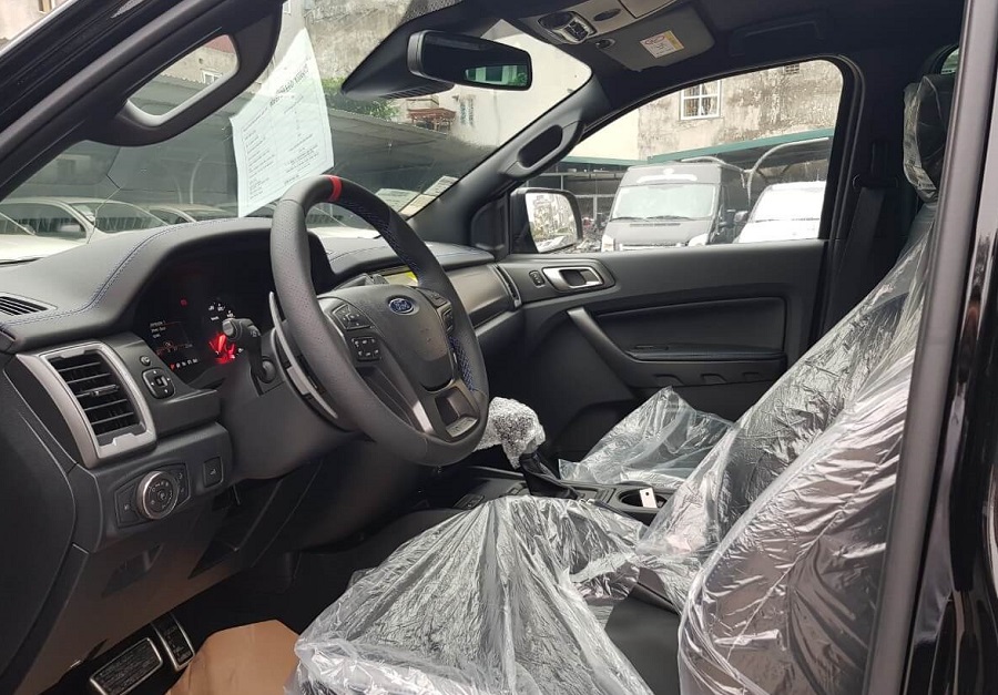 Nội Thất Ford Ranger Raptor Màu Đen 2021 Ford Hà Đông