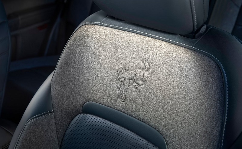 Ford Bronco 2021 với logo của ghế sang trọng