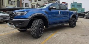 Ford ranger raptor 2022 màu xanh mới